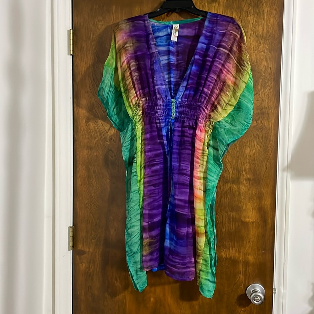 India Boutique Colorful Coverup One Size